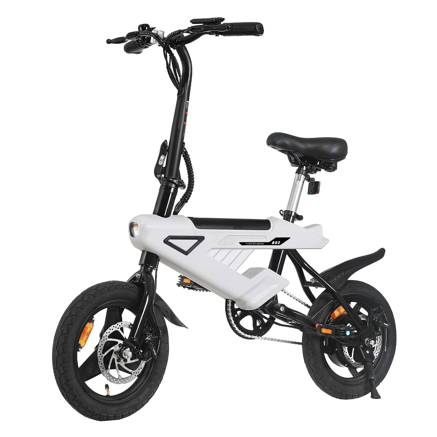 YOBACARID 14" Foldable Electric Bike, 250W Motor, 36V 6Ah Battery, 25–35 km Range