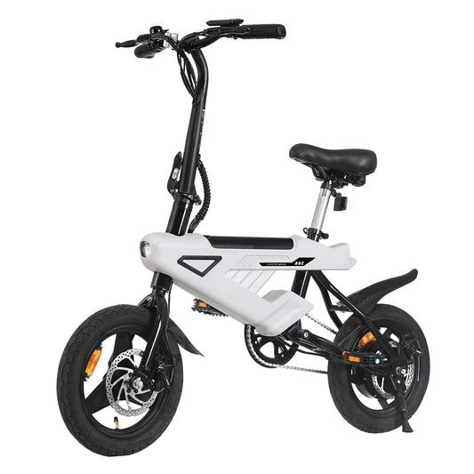 YOBACARID 14" Foldable Electric Bike, 250W Motor, 36V 6Ah Battery, 25–35 km Range