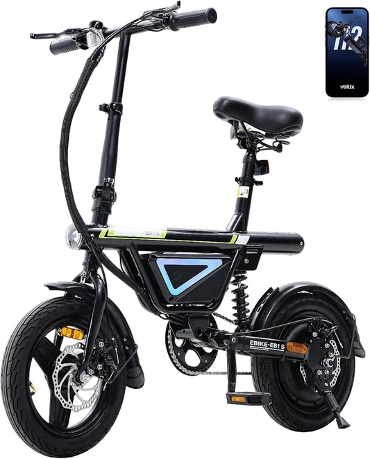 Finbike 14" Foldable Electric Bike, 432Wh Battery, 250W Motor, 30–50 km Range