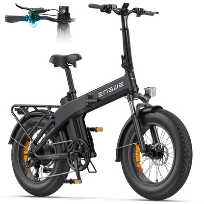 ENGWE EP-2 3.0 BOOST Foldable Electric Bike, 48V 13.5Ah Battery, 120 km Range, Hydraulic Brakes, Torque Sensor